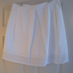 ANNE KLEIN WHITE SKIRT